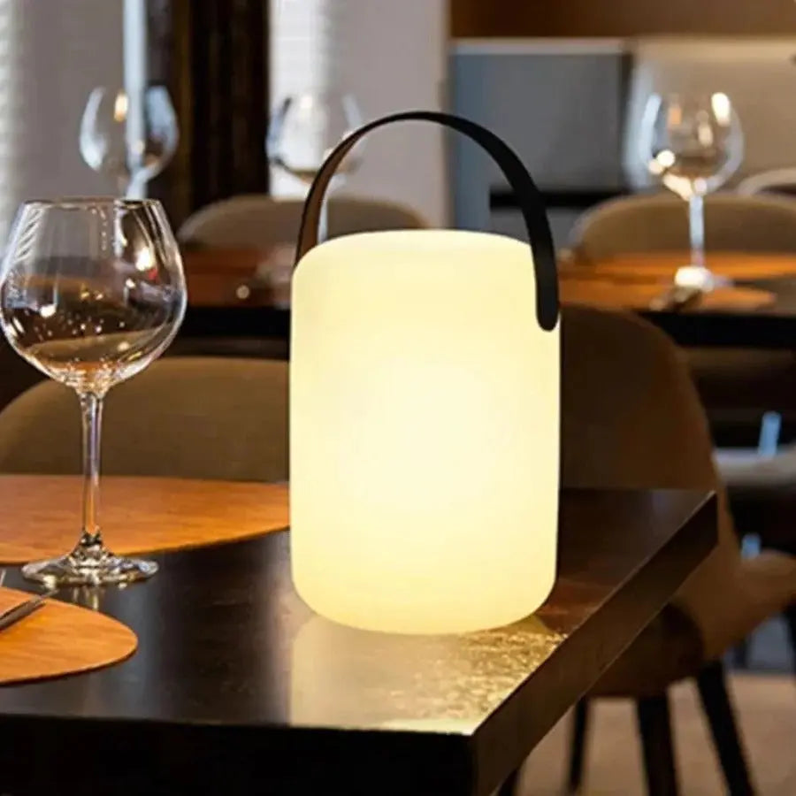 Cordless LED Table Lamp with Waterproof Seal and Touch Controls, USB-C Rechargeable All Vera Mart
