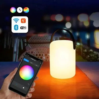 Cordless LED Table Lamp with Waterproof Seal and Touch Controls, USB-C Rechargeable All Vera Mart