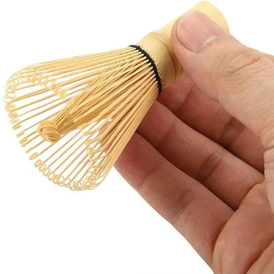 Matcha Whisk Set with Bamboo Spoon and Ceramic Bowl All Vera Mart