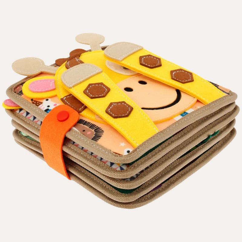 Interactive Activity Book with Buttons and Zippers for Toddlers Ages 2-5 All Vera Mart