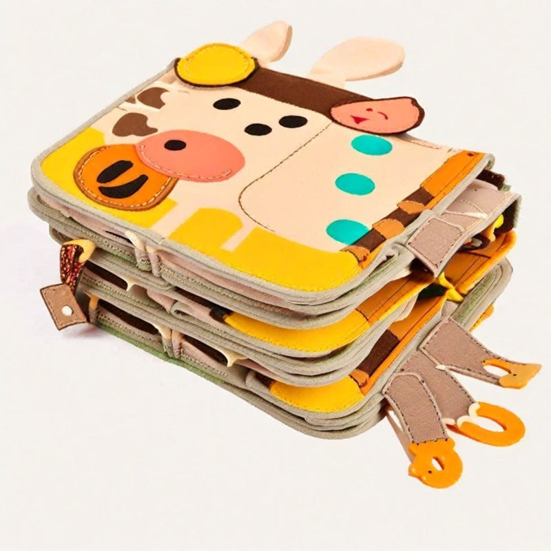 Interactive Activity Book with Buttons and Zippers for Toddlers Ages 2-5 All Vera Mart