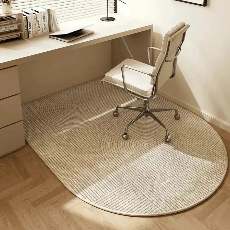 Chair Mat for Hard Floors with Short-Pile Velour and Non-Slip Backing, 35 x 24 in All Vera Mart
