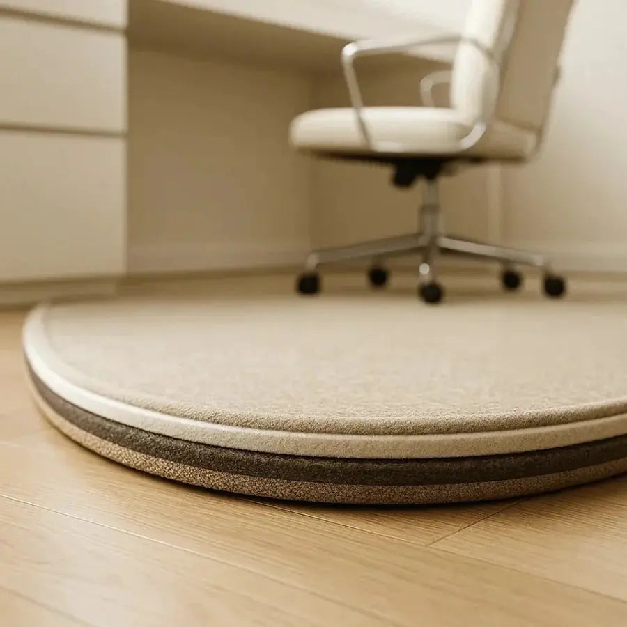 Chair Mat for Hard Floors with Short-Pile Velour and Non-Slip Backing, 35 x 24 in All Vera Mart