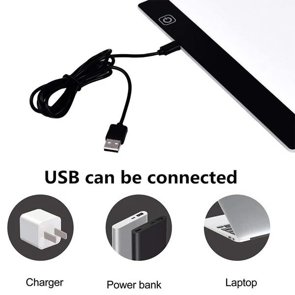 LED Tracing Board with Touch Control and Three Brightness Settings All Vera Mart