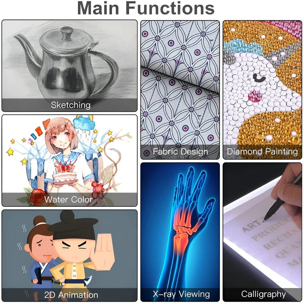 LED Tracing Board with Touch Control and Three Brightness Settings All Vera Mart
