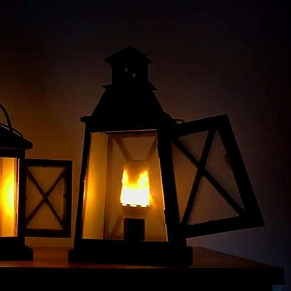 Flickering Flame Effect Bulb with Gravity Sensor and 3-Mode Settings All Vera Mart