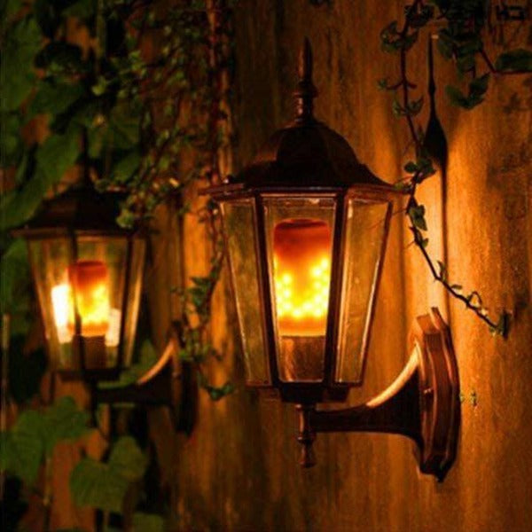 Flickering Flame Effect Bulb with Gravity Sensor and 3-Mode Settings All Vera Mart