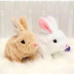 Hopping Bunny Toy with Battery Powered Motion and Soft Plush Fabric All Vera Mart