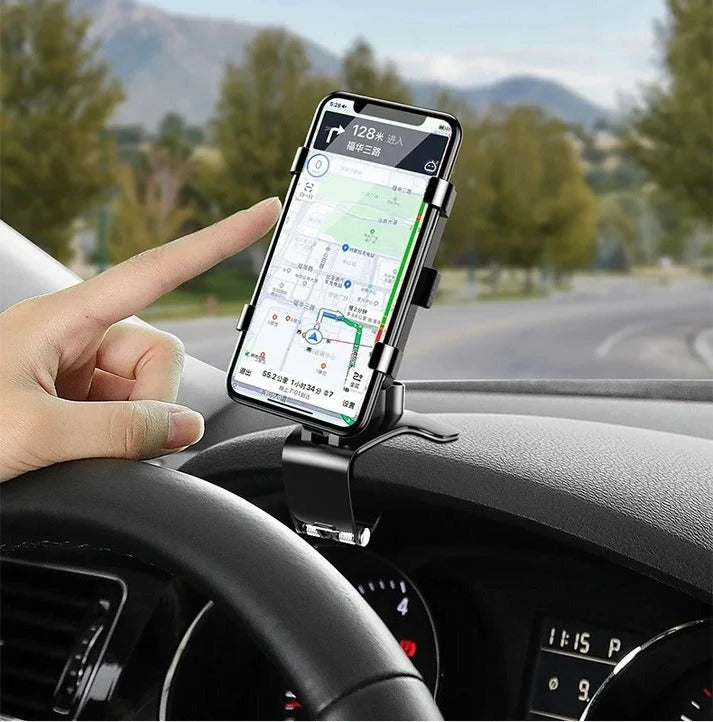 Dashboard Phone Holder with 360 Degree Rotation and Grip Pads All Vera Mart