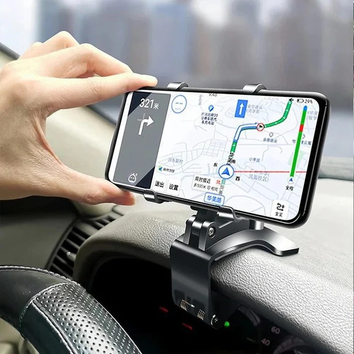 Dashboard Phone Holder with 360 Degree Rotation and Grip Pads All Vera Mart