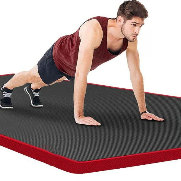 Exercise Mat with High Density Foam and Textured Grip Surface All Vera Mart