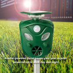 Motion Sensing Animal Repeller with Solar Charging and LED Deterrent, 32ft Detection All Vera Mart