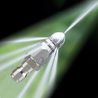 Sewer Jetter Nozzle with Pointed Stainless Tip and Universal Hose for Pressure Washers All Vera Mart