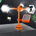 Solar Bird Repeller with Motion-Activated Sounds and Flashing LED, Rotating Mirrors All Vera Mart