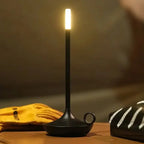 Rechargeable LED Table Lamp with Touch Dimming and Portable Wireless Use, 12-Hour Battery All Vera Mart