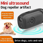 Ultrasonic Dog Deterrent with One-Button Activation and Pocket Clip, Replaceable Batteries All Vera Mart