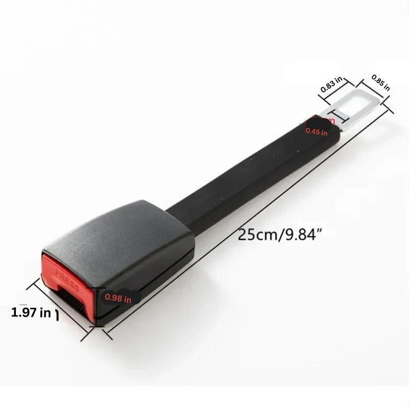 Seat Belt Extension with Upright Rigid Stem for 11-Inch Reach All Vera Mart
