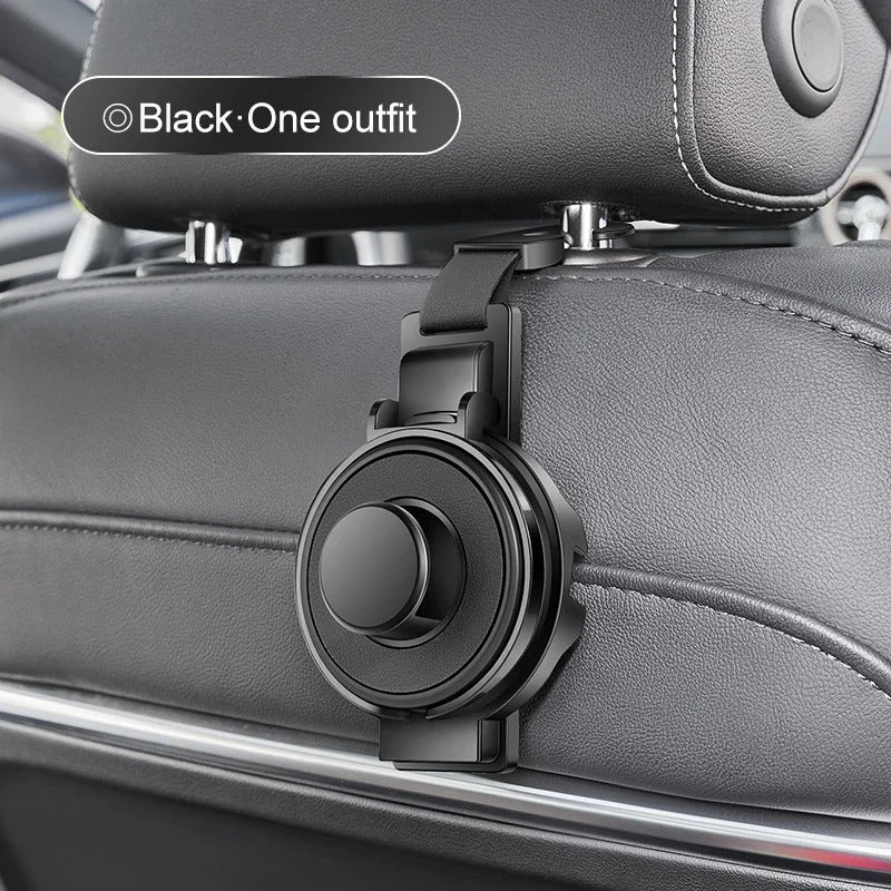 Headrest Organizer Hook with Cup Holder and Foldable Phone Stand All Vera Mart