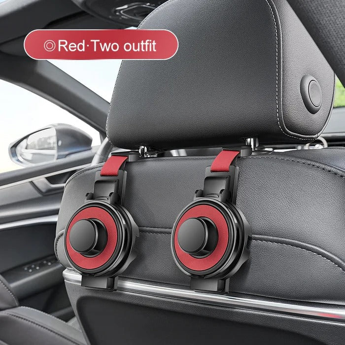 Headrest Organizer Hook with Cup Holder and Foldable Phone Stand All Vera Mart