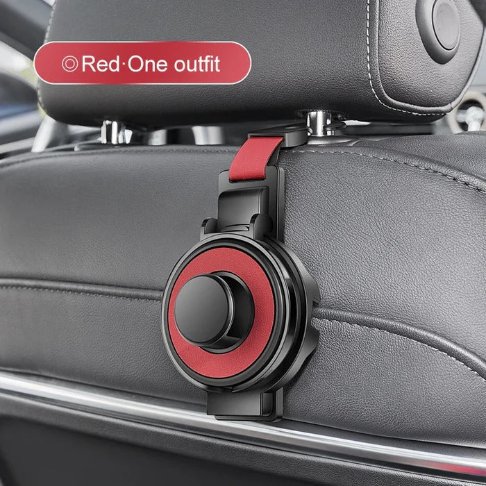 Headrest Organizer Hook with Cup Holder and Foldable Phone Stand All Vera Mart