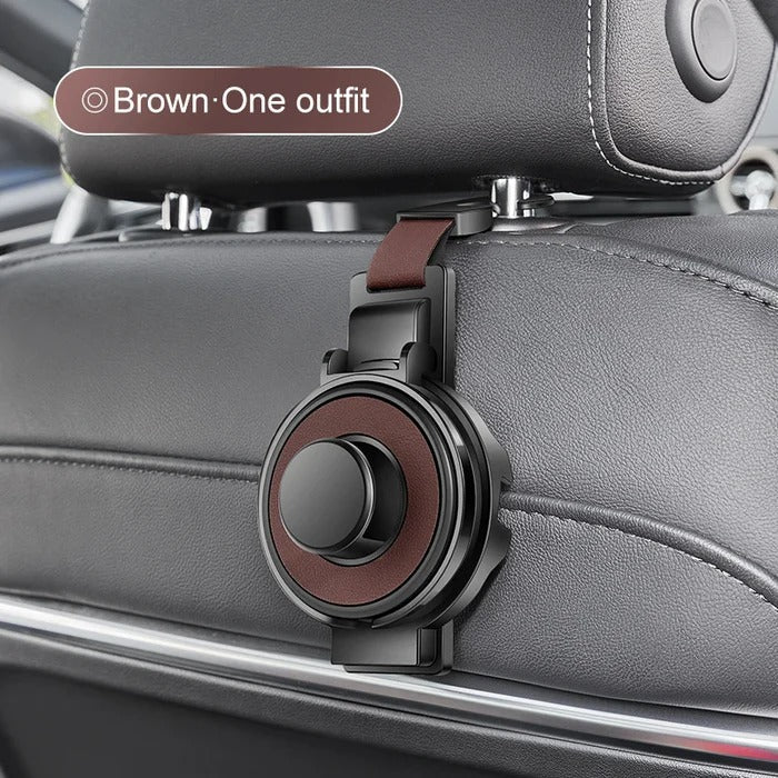 Headrest Organizer Hook with Cup Holder and Foldable Phone Stand All Vera Mart