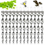 Reflective Bird Deterrent with Wind Rotation and Hanging Cord, Pack of 12 or 24 All Vera Mart