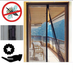 Magnetic Door Screen with Automatic Closure and Adjustable Mesh Panels All Vera Mart