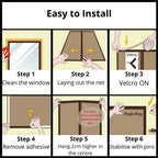 Magnetic Door Screen with Automatic Closure and Adjustable Mesh Panels All Vera Mart