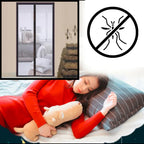 Magnetic Door Screen with Automatic Closure and Adjustable Mesh Panels All Vera Mart