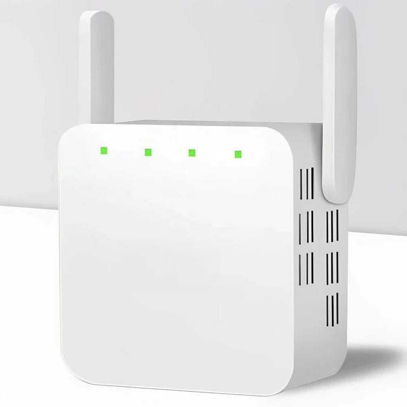 WiFi Repeater with Dual High Gain Antennas and 300 Mbps Speed, 300 Sq Meter Coverage All Vera Mart