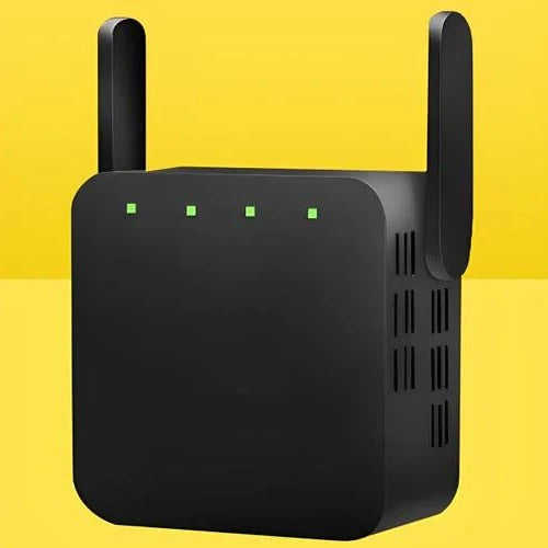 WiFi Repeater with Dual High Gain Antennas and 300 Mbps Speed, 300 Sq Meter Coverage All Vera Mart