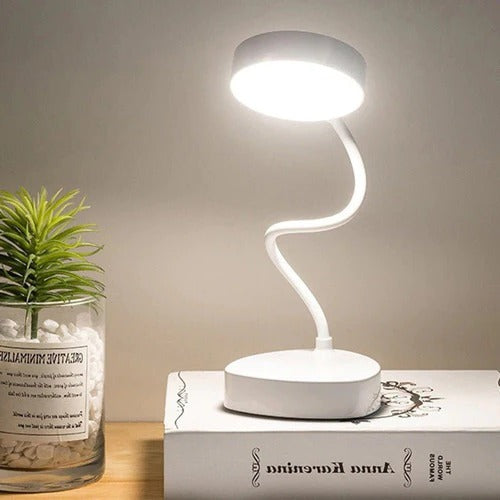 Adjustable Reading Lamp with Touch Control and Flexible Arm, Soft White LED All Vera Mart