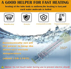 Immersion Water Heater with Guarded Element and Insulated Handle, 1m Cord All Vera Mart
