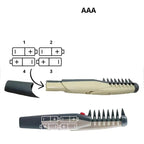 Dual Sided Pet Grooming Rake with Rounded Stainless Steel Teeth and Dematting Comb All Vera Mart