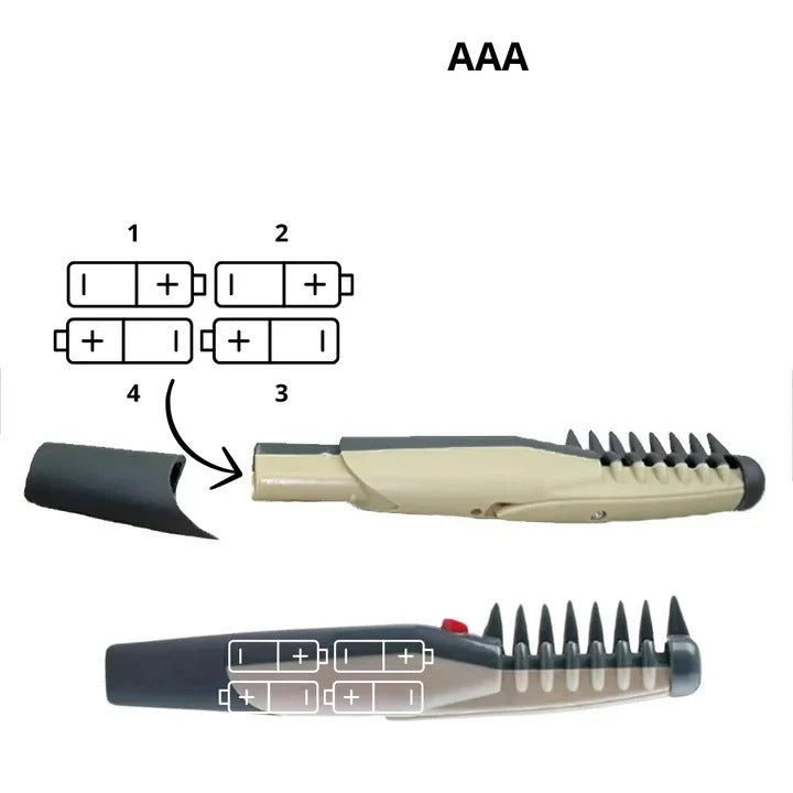 Dual Sided Pet Grooming Rake with Rounded Stainless Steel Teeth and Dematting Comb All Vera Mart