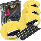 Four Pack of Bucket Lid Mouse Traps with an Auto Reset Flip Lid for a 5 Gallon Bucket