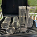 Grill Basket with 360-Degree Rotation and Locking Latch, Stainless Steel All Vera Mart