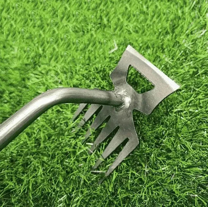 Manual Weed Puller with Foot Pedal and Sharp Metal Prongs, 100cm Reach All Vera Mart