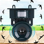 Bird Repeller with Solar Panel and Motion Sensor, Outdoor Sound Deterrent All Vera Mart