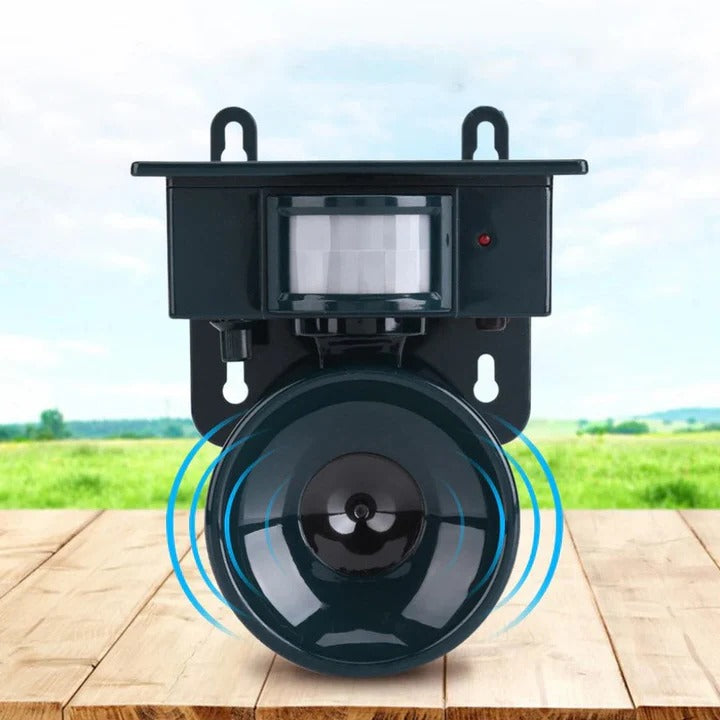 Bird Repeller with Solar Panel and Motion Sensor, Outdoor Sound Deterrent All Vera Mart