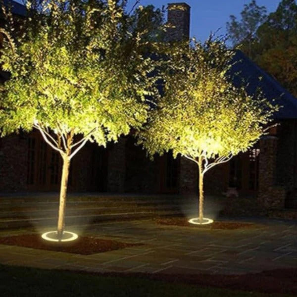 Outdoor LED Spotlight with Ground Spike and Mounting Kit for Garden Trees All Vera Mart
