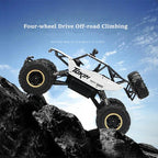 Rechargeable 1:12 Scale 4WD Remote Control Monster Truck with Two Battery Packs and a 2.4GHz Controller