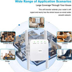 WiFi Signal Booster with Dual Band Coverage and 1000 Foot Range All Vera Mart