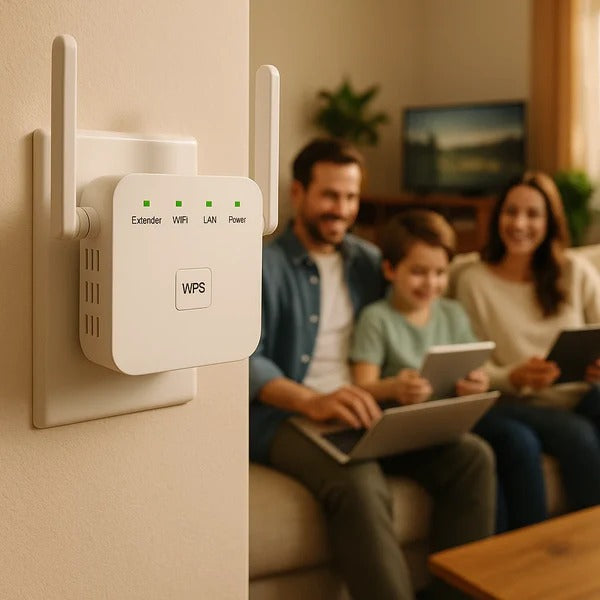 WiFi Signal Booster with Dual Band Coverage and 1000 Foot Range All Vera Mart