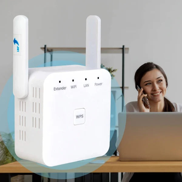 WiFi Signal Booster with Dual Band Coverage and 1000 Foot Range All Vera Mart