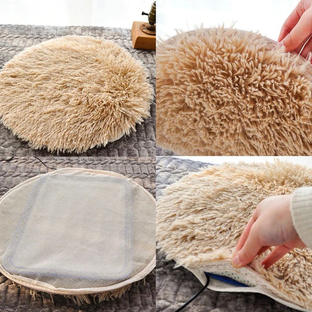 Heated Pet Cushion with USB Power and Constant Temperature Control for Small to Medium Pets All Vera Mart