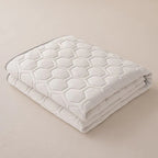 Temperature Regulating Mattress Pad with Quilted Airflow Design and Anti-Slip Backing All Vera Mart