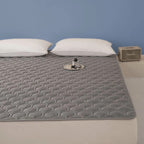 Temperature Regulating Mattress Pad with Quilted Airflow Design and Anti-Slip Backing All Vera Mart