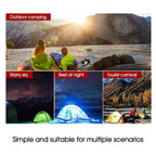 Automatic Camping Tent with Dual Doors and Vented Rainfly for 3-4 People All Vera Mart