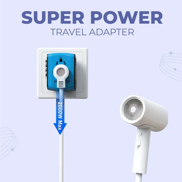 International Power Adapter with Four USB Charging Ports and Surge Protection All Vera Mart